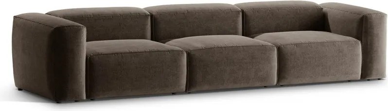 Hnedá pohovka 364 cm Bergamo – Cosmopolitan Design
