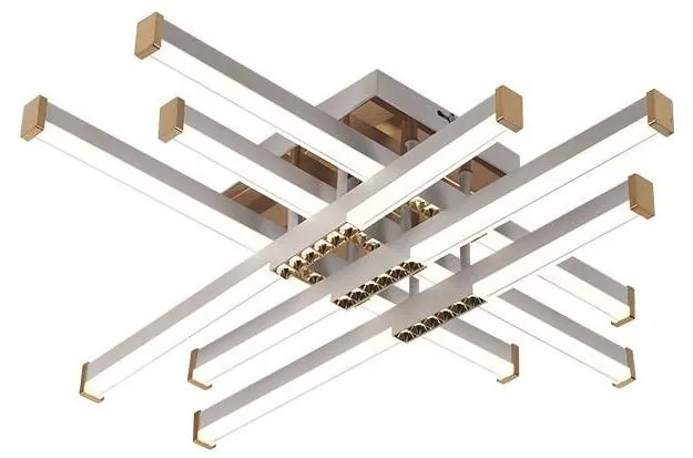 LED Stmievateľný prisadený luster LED/90W/230V 3000-6500K + diaľkové ovládanie