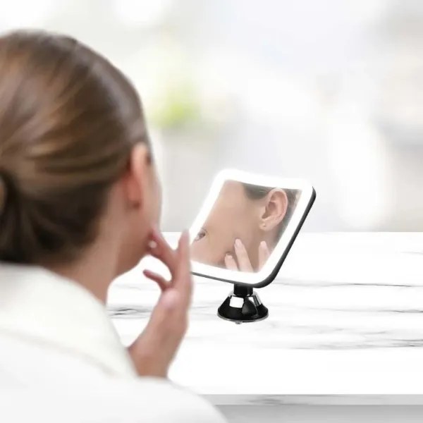 LED Kozmetické zrkadielko LED/3,2W/4,5V 3xAA IP44