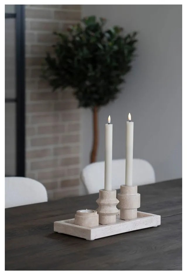 Kamenné svietniky na čajovú sviečku v súprave 2 ks – House Nordic