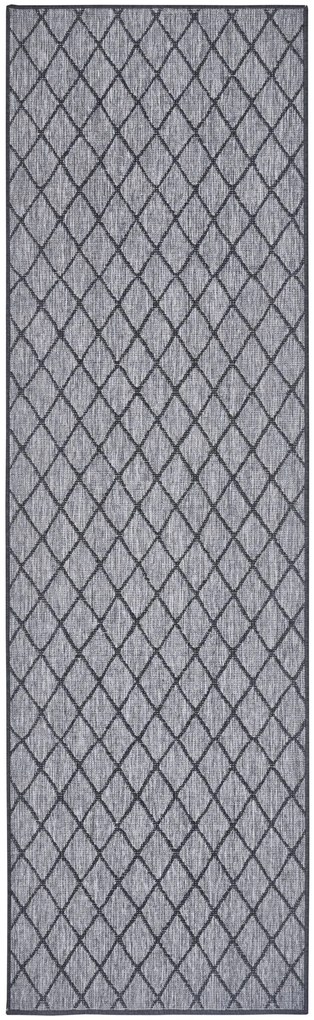 NORTHRUGS - Hanse Home koberce Kusový koberec Twin-Wendeteppiche 105456 Night Silver – na von aj na doma - 160x230 cm