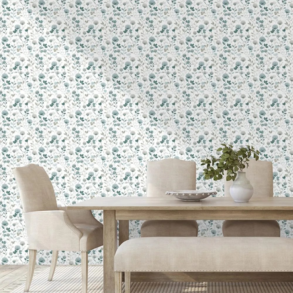 Tapeta jemné kvetinové vetvičky