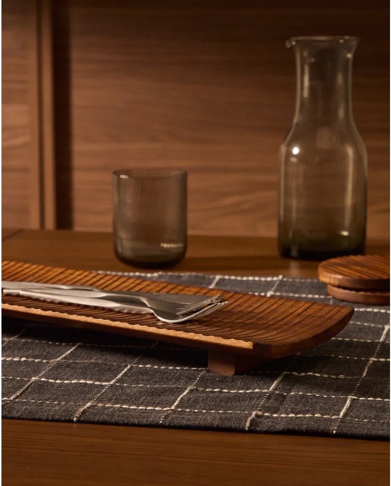 Servírovacia drevená tácka 15x38 cm Rommu – Kave Home