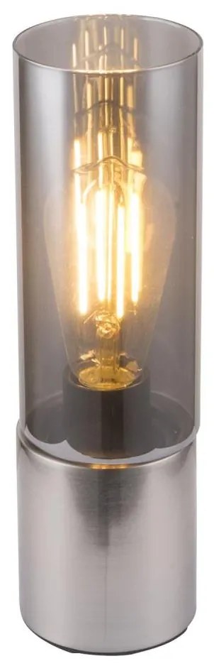 GLOBO 21000N - Stolná lampa ANNIKA 1xE27/25W/230V pr. 9 cm chróm
