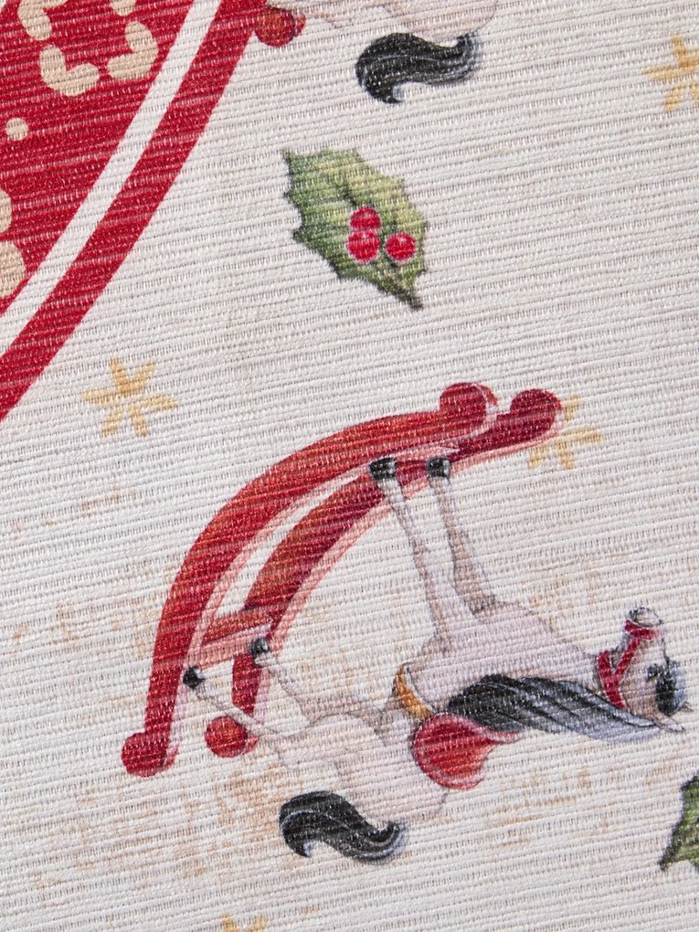 Villeroy & Boch, Kusový koberec Villeroy & Boch Toy's delight 106275 Cream, Red kruh, 160x160 (priemer) kruh, červená, obývacia izba