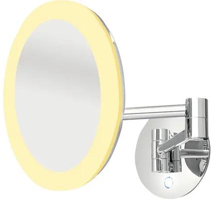 LED kozmetické zrkadielko s osvetlením Ø 200,50 mm
