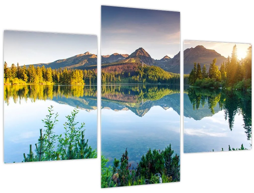 Obraz - Jazero (90x60 cm)