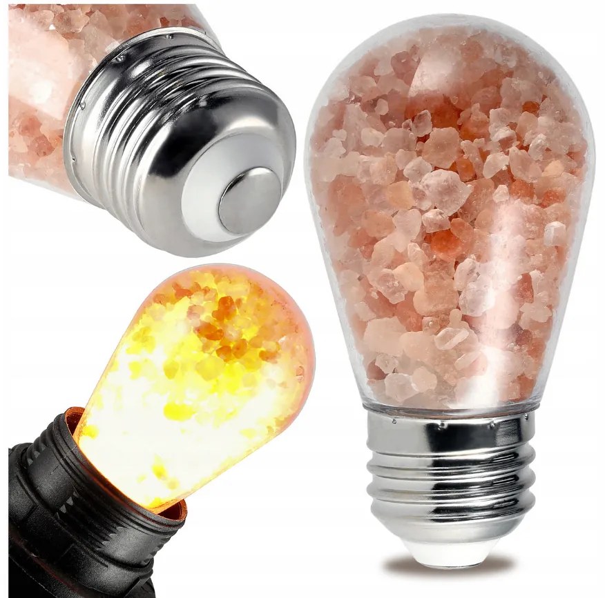 BERGE Soľná LED žiarovka E27-5W S14 - na girlande