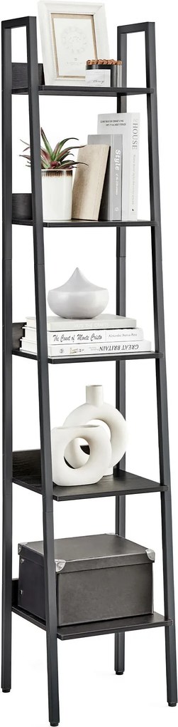 XXXLutz REGÁL, čierna, uhlíková oceľ, 33,8/170/30 cm Boxxx - Online Only drobný nábytok - 002543038512