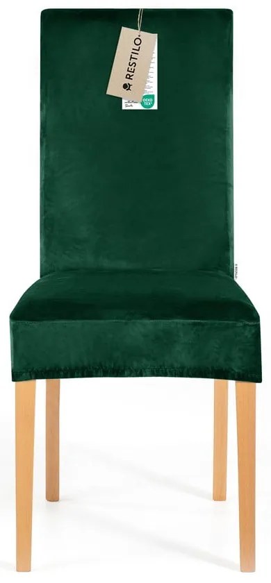 Zelený napínací poťah na stoličku 48 cm Sento – Restilo