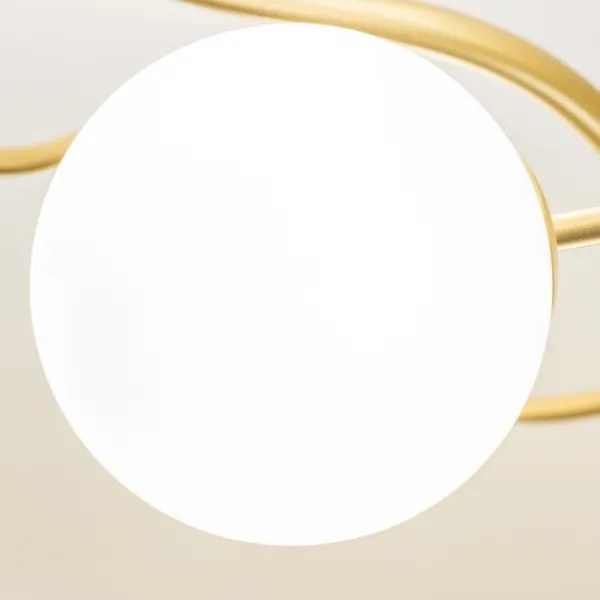 Brilagi - LED Prisadený luster MISTEL 15xG9/3W/230V zlatá/biela