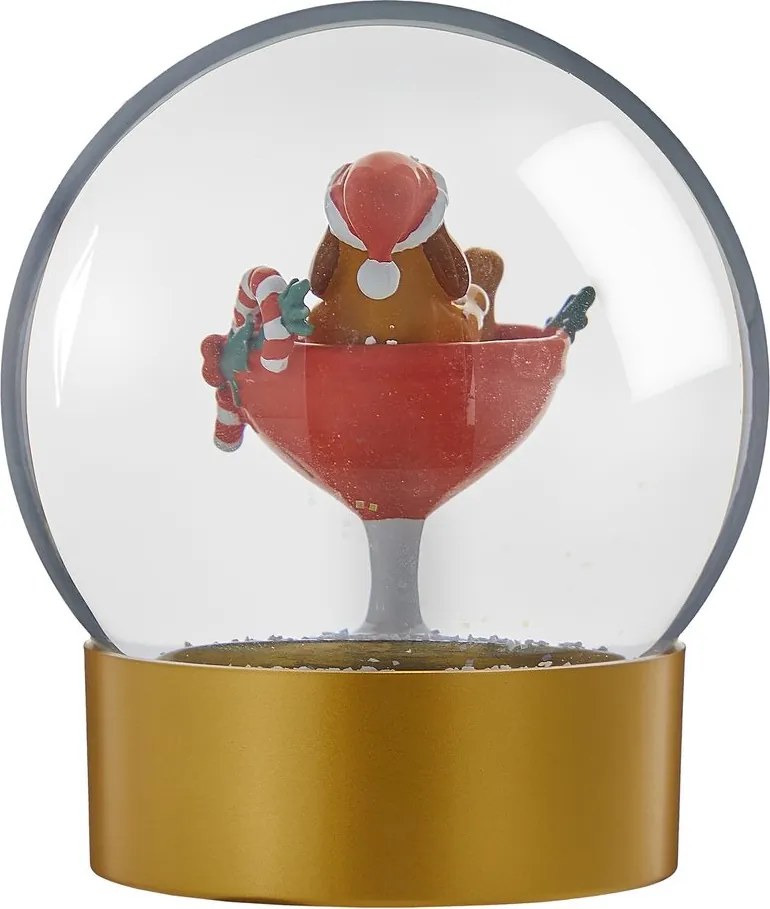 CELEBRATE X-MAS Snehová guľa pes 11 cm