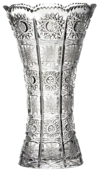 Bohémia Crystal Ručne brúsená váza PK500 205mm