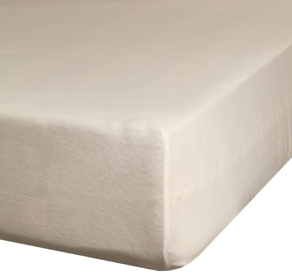 Plachta jersey s lycrou PREMIUM 140/200+30cm béžová