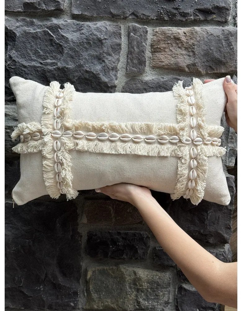 Bavlnená obliečka na vankúš 30x50 cm Seashells – Mioli Decor
