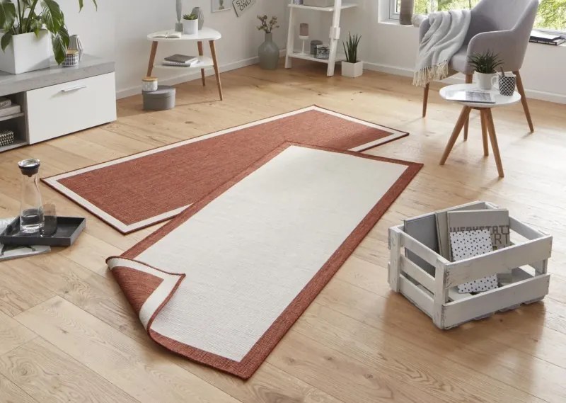 NORTHRUGS - Hanse Home koberce Kusový koberec Twin-Wendeteppiche 103106 creme terra – na von aj na doma - 160x230 cm