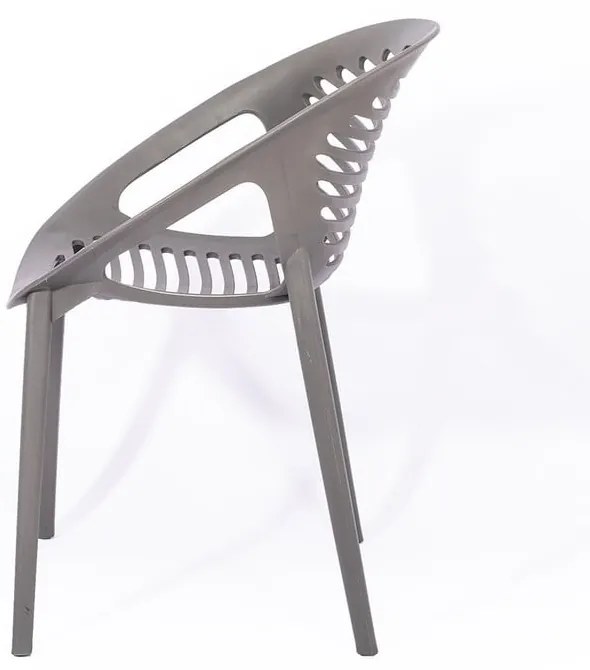 Sivá stohovateľná záhradná stolička Bonami Essentials Joanna