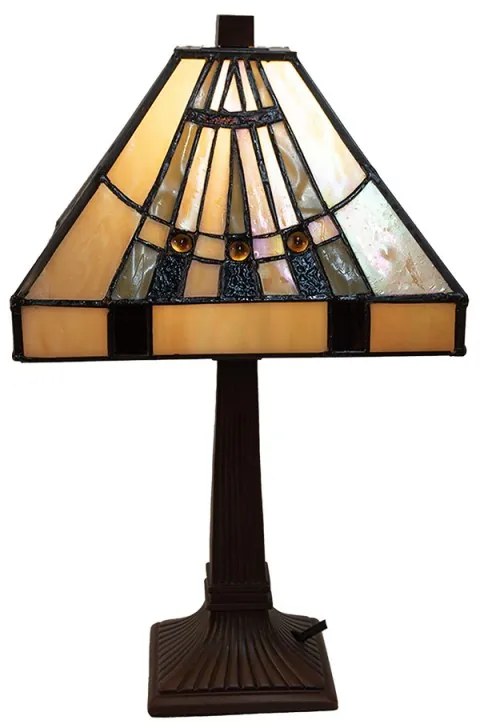 Nočná lampa Tiffany TRIANGEL Ø23*38