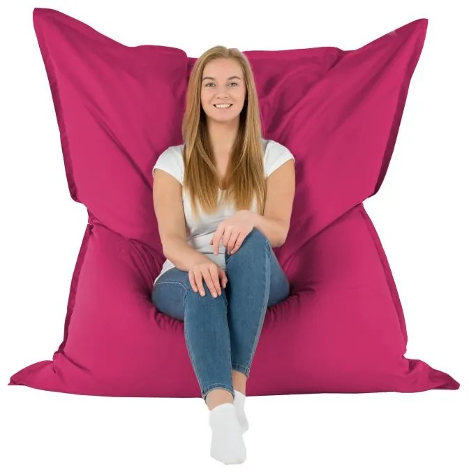 Vankúš na sedenie XXL Outdoor - fuchsia