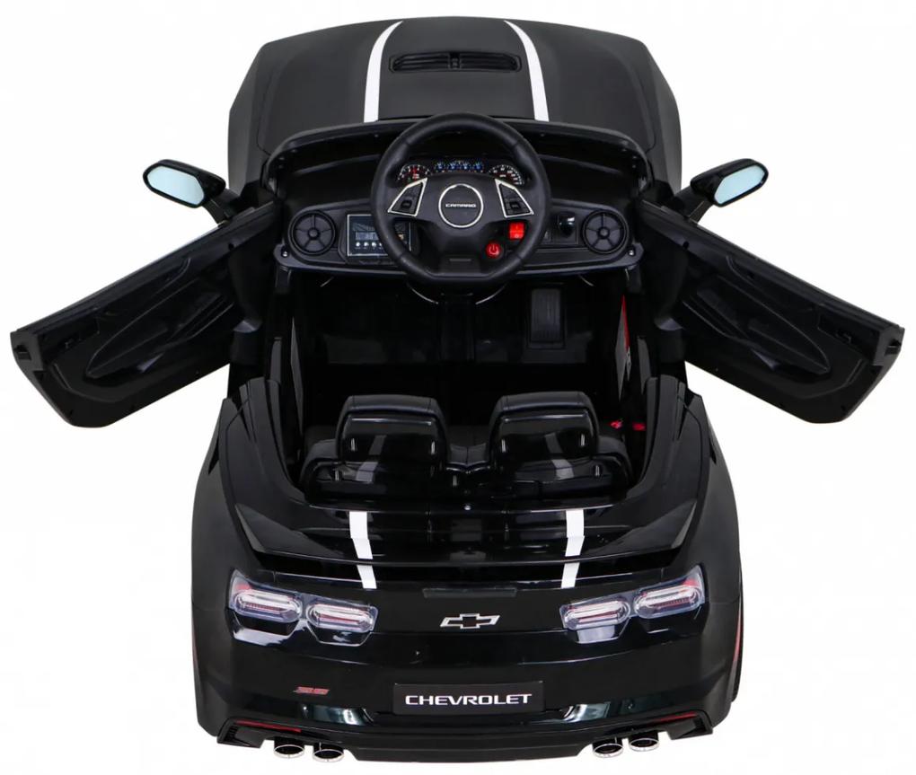 RAMIZ Elektrické autíčko - Chevrolet CAMARO 2SS - čierne - 2x35W MOTOR - 12V7Ah BATÉRIA - 2023