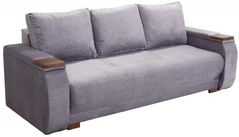 Pohovka Nike, tm. sivá (AN 6550/pol. 6548/natura)