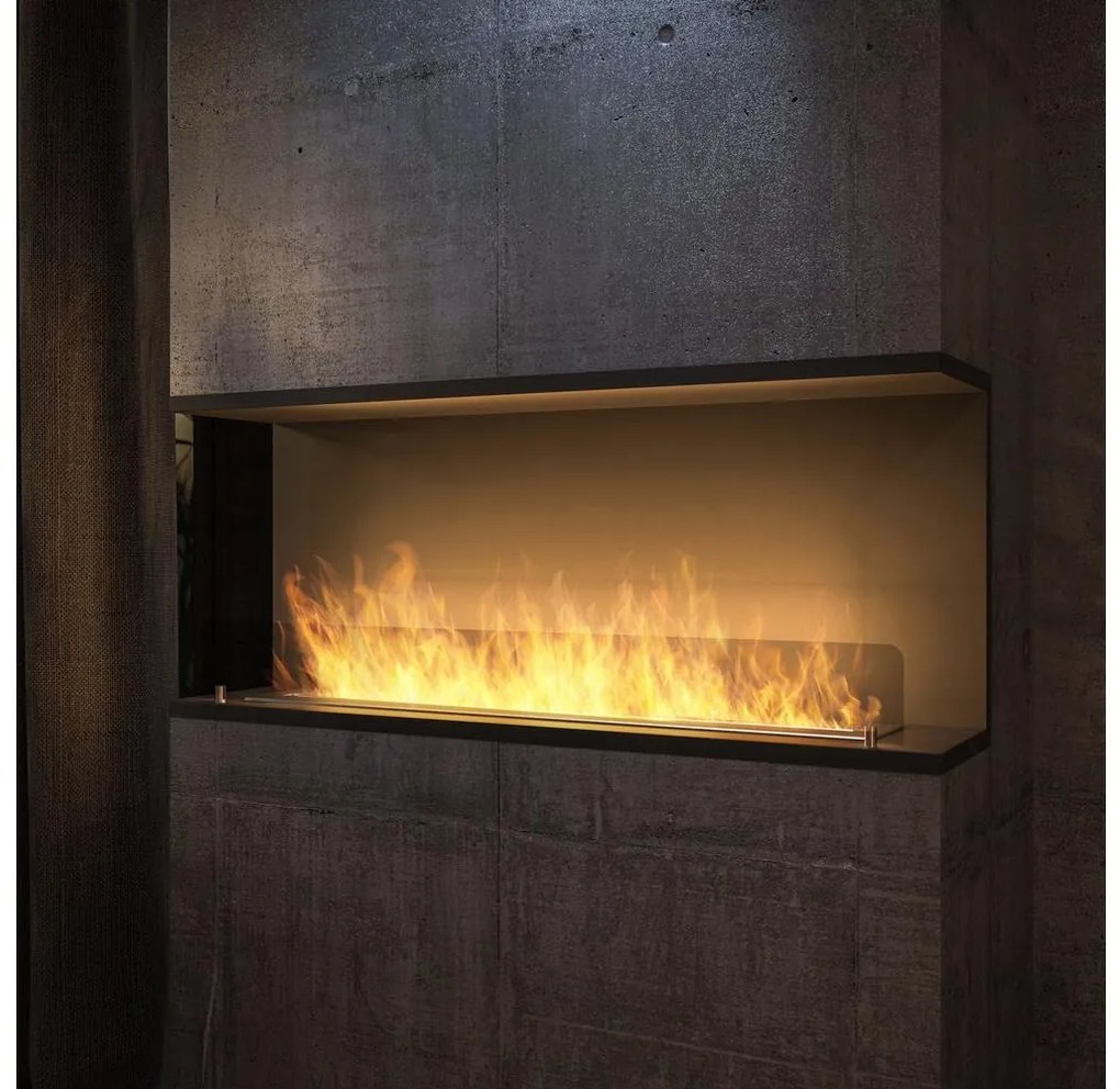 InFire - Vstavaný BIO krb 120x50 cm 3kW čierna