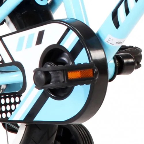 vidaXL Detský bicykel 16 palcový čierny a modrý-