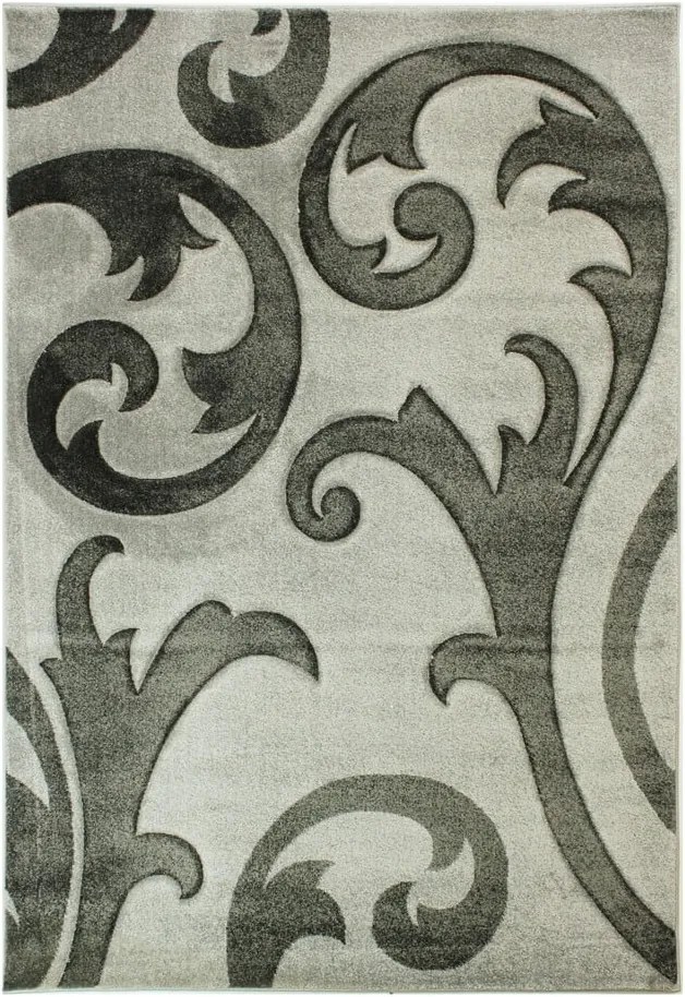 Sivý koberec Flair Rugs Elude Grey, 80 × 150 cm