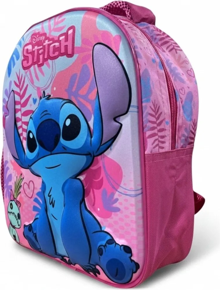 Dievčenský 3D batoh Lilo &amp; Stitch - Tropical Pink