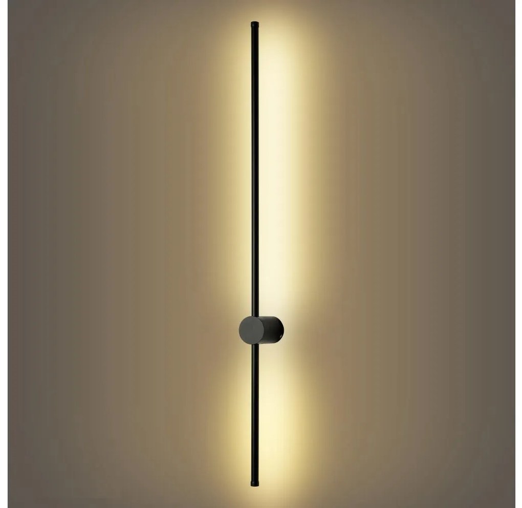 Brilagi - LED vonkajšie nástenné svietidlo AURA LED/20W/230V 3000K IP54 čierna