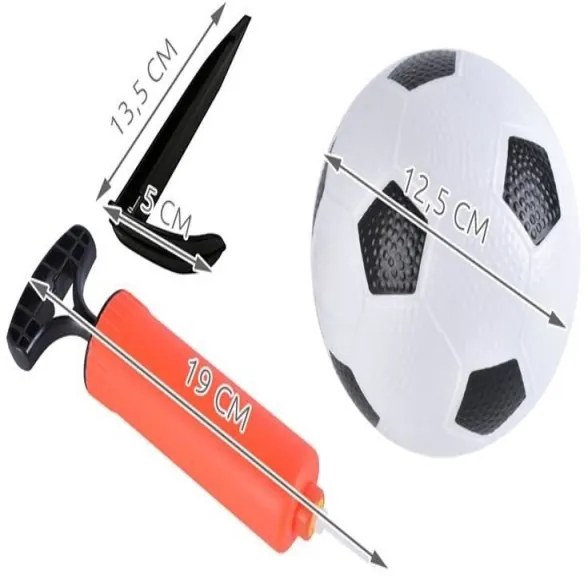 Futbalová bránka + lopta + pumpička
