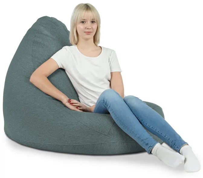 Sedací vak Drop XXL Balance Recycling Farba: Oranžový