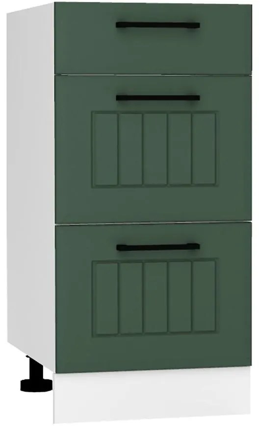 Skrinka do kuchyne Irma D40s/3 Zelená Mat