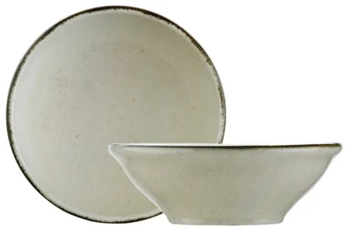 24-dielna jedálenská súprava, béžová, porcelán