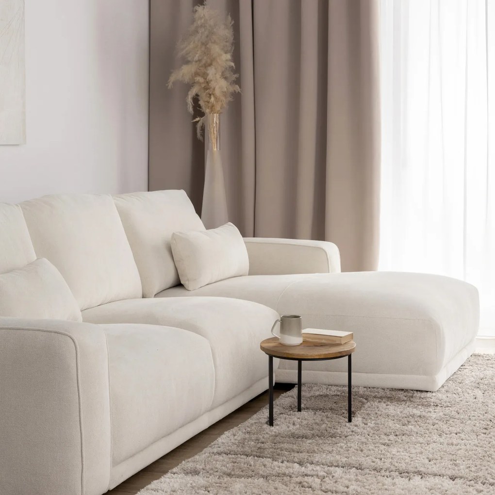 Pohovka Silkeborg crème white lavostranná