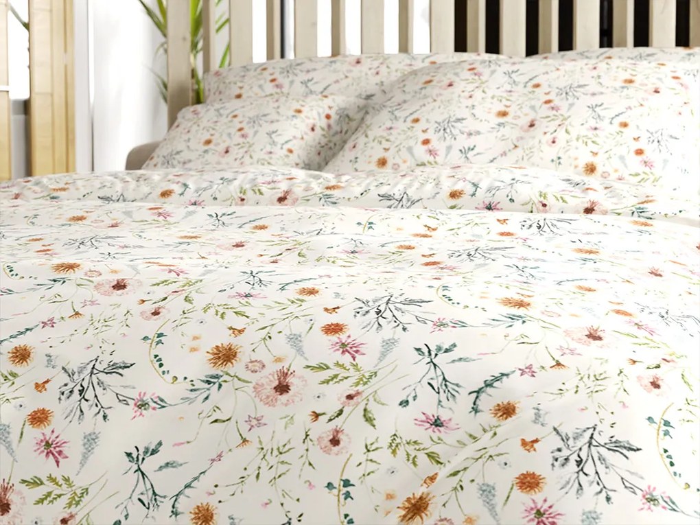 Obliečky z mikrovlákna HERBALIS krémové Rozmer obliečky: 70 x 90 cm | 140 x 200 cm