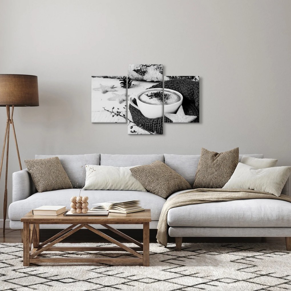 Obraz - Zimné cappuccino (90x60 cm)