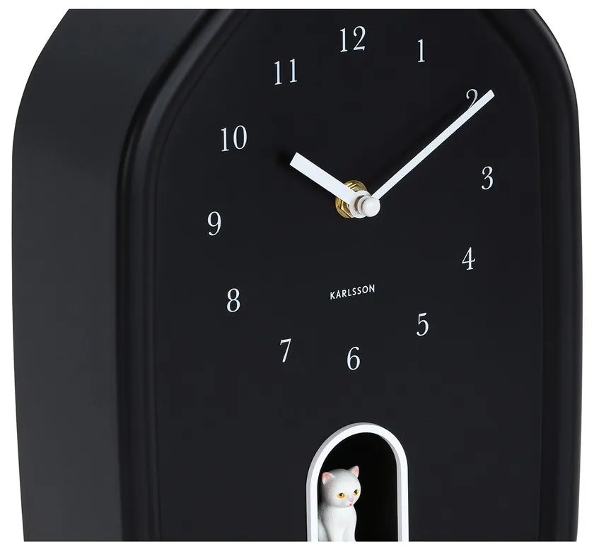 Nástenné hodiny Modern Kitty – Karlsson