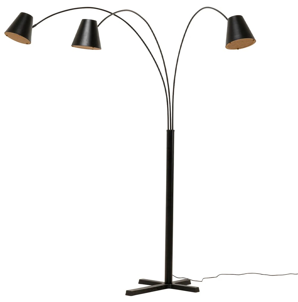 Cappellino stojacia lampa čierna