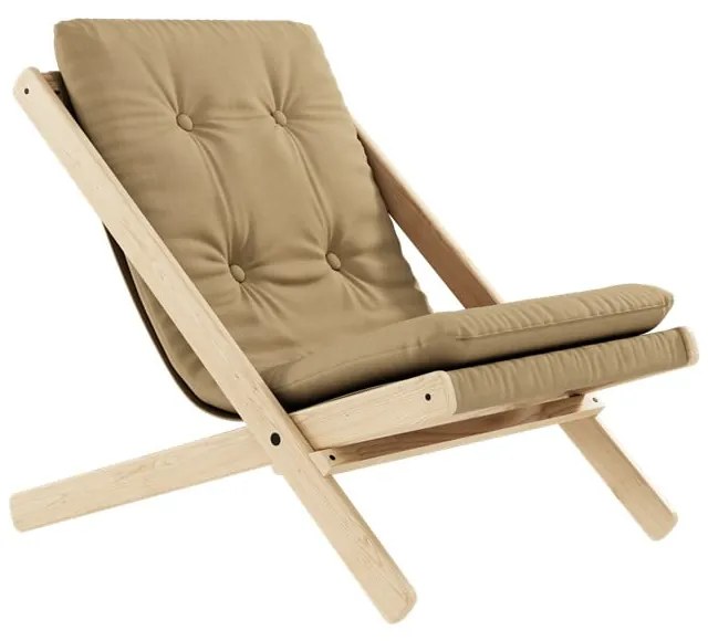 Skladacie kreslo Karup Design Boogie Raw/Wheat Beige