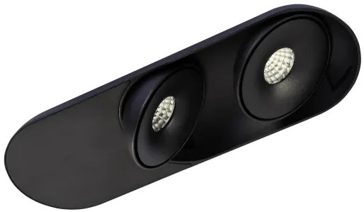 LED bodové svetlo Toronto 2 čierne