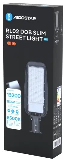 Aigostar - LED uličné svietidlo SLIM LED/150W/230V 6500K IP65