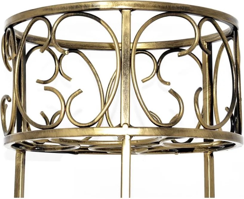 STOJAN NA KVETINÁČ DICKON 88X28 CM ZLATÁ