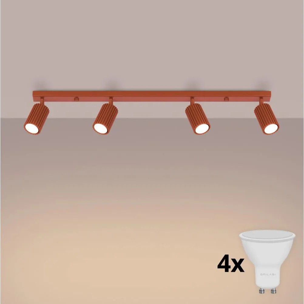 BRILAGI - LED bodové svietidlo CRESTO 4xGU10/10W/230V červené