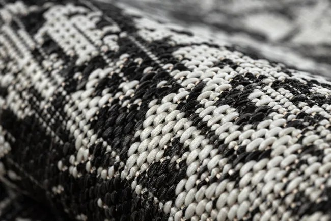 Koberec ORGANIC 2762 čierny / krémový