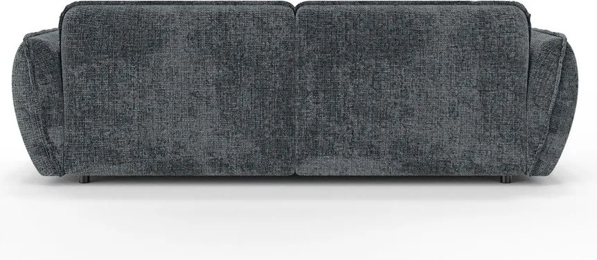 Tmavosivá ženilková rohová pohovka (ľavý roh/s leňoškou) Nelia – Ropez