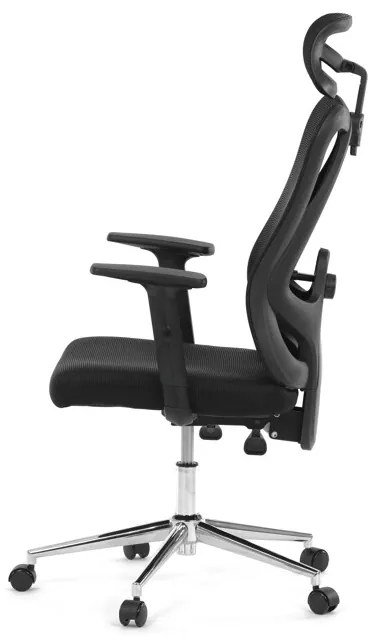 Autronic BONTEC Kancelárska stolička, výškovo nastaviteľná, čierna sieťovina, KA-R216 BK Farba: Čierna