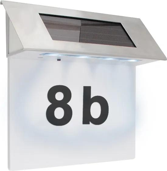 ISO Solárne osvetlenie domového čísla 17 x 13 cm