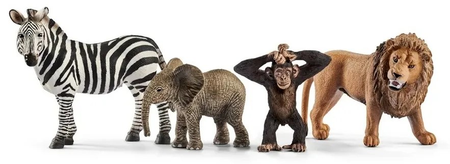 Schleich 42387 Divoké zvieratá, 4 ks