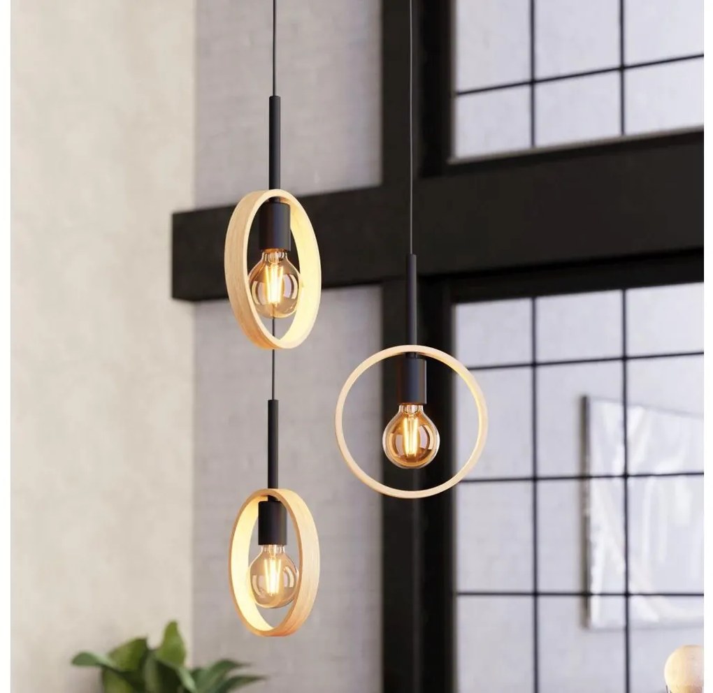 Eglo 43551 - Luster na lanku IPSDEN 3xE27/40W/230V